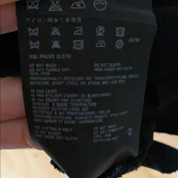 Prada dress black gold metallic leather sleeves 44 - Picture 7 of 7